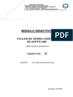 MODULO DIDACTICO MODELAMIENTO Semana 1