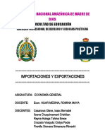 Exportación e Importación