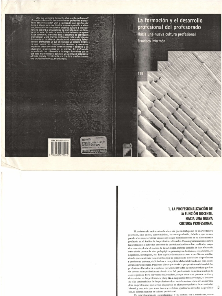 Francisco Imbernon PDF PDF Maestros Ciencias Políticas