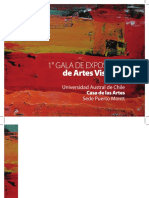 Catalogo Exposicion de Artes Visuales 25x20cm