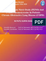 Fraction Exhale Nitrit Oxide (FENO) and Urinary Bromotyrosine in Patients Chronic Obstructive Lung Disease (COPD)