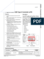 FUSB302 Programmable USB Type-C Controller W/PD: Features Description