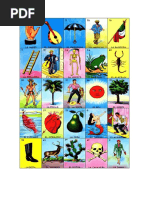 Lista de Loteria Mexicana Barajitas | PDF