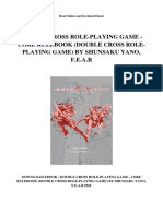 Double Cross Role Playing Game Core Rulebook Double Cross Role Playing Game by Shunsaku Yano Fear PDF