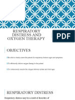Respiratory Distress and Oxygen Therapy