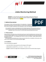 TCR Lambda Monitoring Method