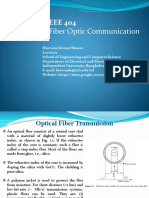 EEE 404 - Lecture 3-7 (Optical Fiber)