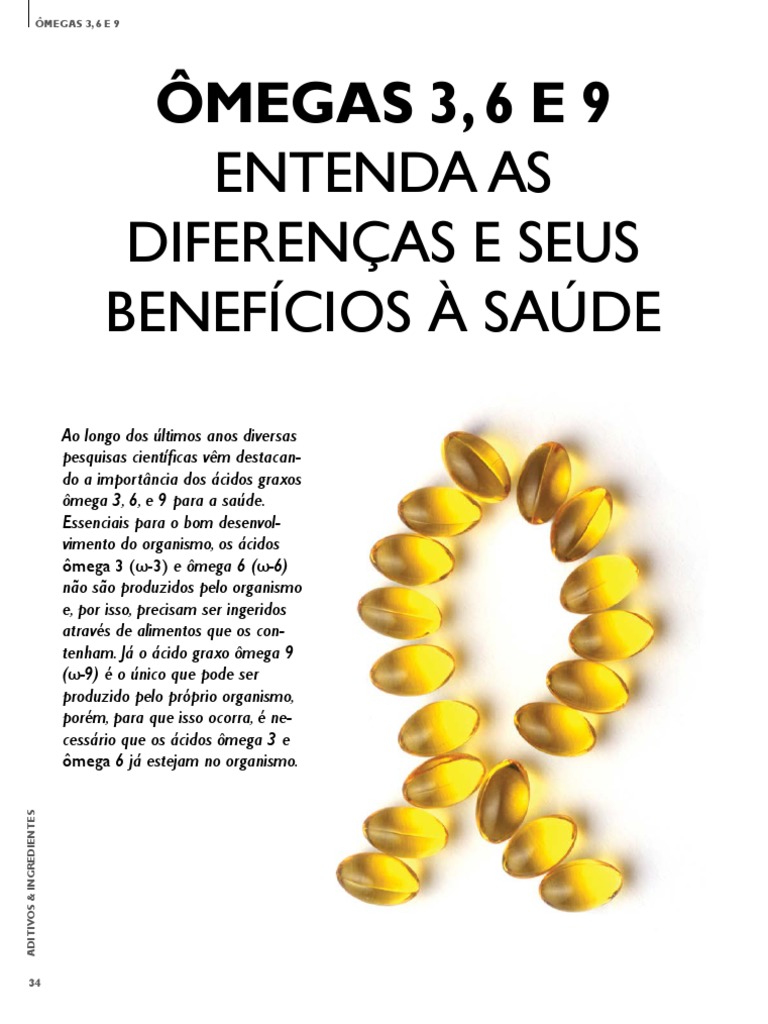 Omega 3 - 6-9 PDF | PDF | Colesterol | Gordura