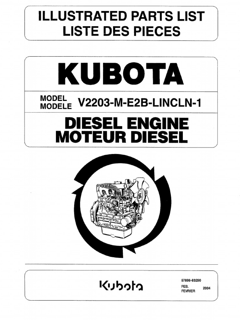 KUBOTA V2203 PARTS DIAGRAM PDF FREE DOWNLOAD visual data 7
