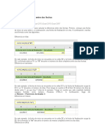 Calcular La Diferencia Entre Dos Fechas