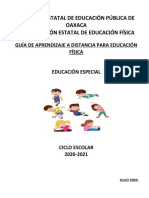 GUIA DE APRENDIZAJE EDUCACIÓN FÍSICA EDUC. ESPECIAL 