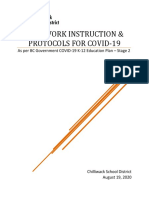 Safe Work Instruction & Protocols for COVID-19 Stage 2