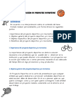 Ejecución de Proyectos Deportivos PDF