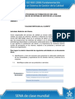 Actividad de Aprendizaje Unidad 4 Calidad Enfocada Al Cliente PDF