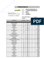 Presupuesto Merkamueble