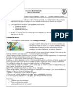 Primera Actividad Lengua Castellana Grado Cuarto 2020