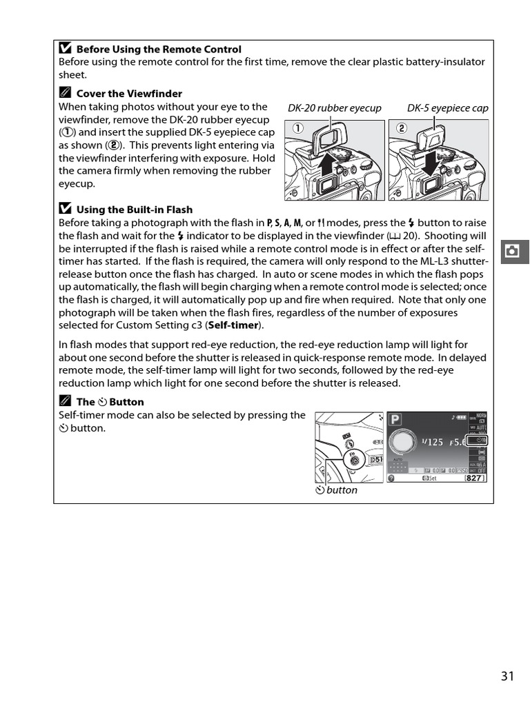 Camera Remote Control and Focus Guide | PDF | Shutter Speed | Live Preview