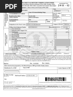 Itr-V: Indian Income Tax Return Verification Form