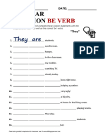 Grammar Dictation: Be Verb