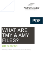 What Are Tmy & Amy Files?: White Paper