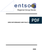 Entsoe - Regional Group Nordic - Grid Distrubance and Fault Statistics