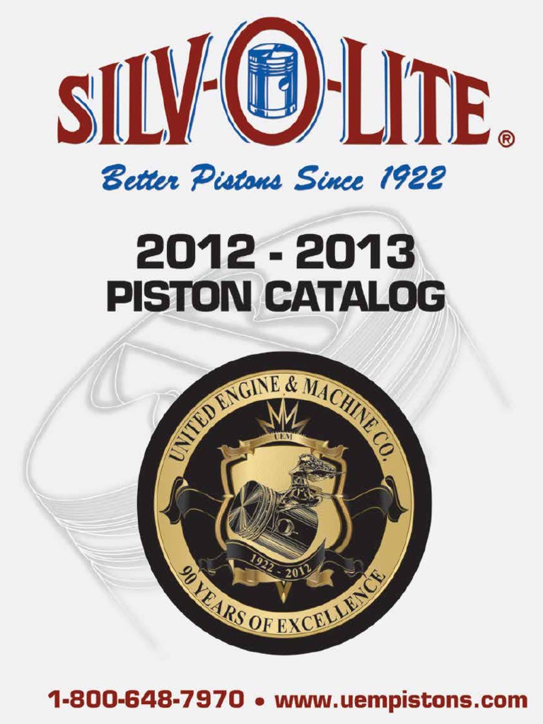 Silv-O-Lite Pistons for 1971-95 Chevy 350 5.7L V8 