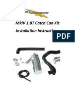 Mkiv 1.8T Catch Can Kit Installation Instructions Mkiv 1.8T Catch Can Kit Installation Instructions Mkiv 1.8T Catch Can Kit Installation Instructions