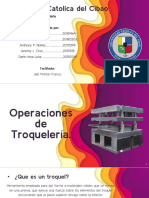 3.1 Expo. Operaciones de Troquelado