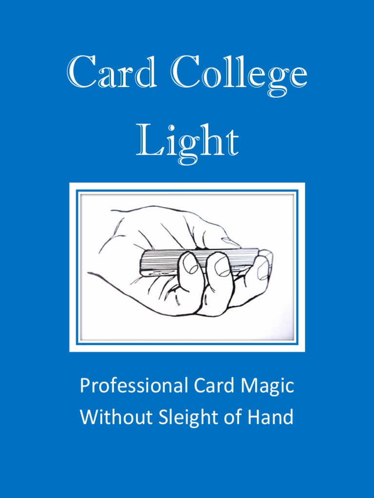 Card College Light (Roberto Giobbi) PDF PDF
