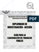 Guia para Trabajos Finales - Inv Acción