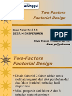 Two-Factors Factorial Design PDF