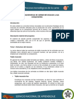 Unidad 2 Características de Calidad Del Músculo y Sus Componentes