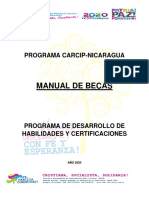 Programa de becas CARCIP-Nicaragua 2020 para cursos de habilidades blandas e inglés en la industria TIC