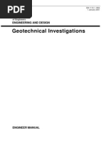 Geotechnical Investigations: Engineering and Design