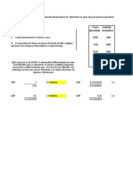 Determinación de elasticidad y comportamiento de demanda de productos