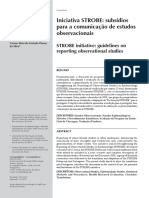 Malta et al (2010) Iniciativa STROBE - subsídios para a comunicação de estudos observacionais