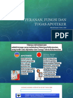 Peranan, Fungsi Dan Tugas Apoteker