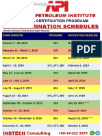 2019 Api Icp Exam Schedules