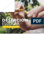 Deserción Escolar El Salvador PDF