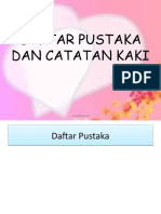 Daftar Pustaka Dan Catatan Kaki