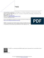 MANNING, Peter. The influence of recording technologies on the early development of electroacoustic music (LMJ13)