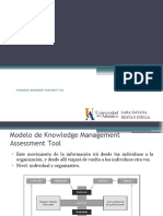MODELO DE KNOWLEDGE MANAGEMENT ASSESSMENT TOOL (Arthur Andersen y APQC, 1999)