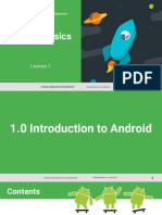 1.0 Introduction To Android PDF