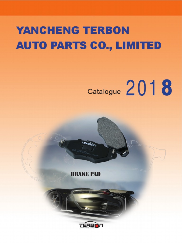 Brake Pad Catalogue 2018 Ver20180913 PDF