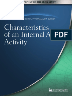 Characteristics of An Internal Audit Activity