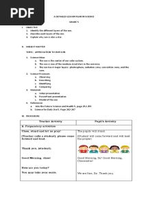 Detailed Lesson Plan