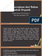 Produk Kerajinan Dari Bahan Limbah Organik