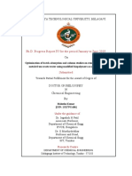 Visvesvaraya Technological University, Belagavi: Ph.D. Progress Report IV For The Period January To June 2019