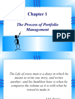 The Process of Portfolio Management
