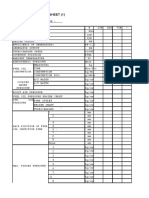 Engine Load Test Sheet